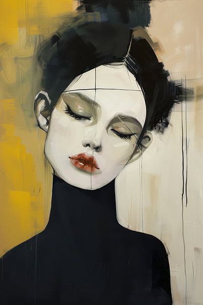 Porträt einer Frau von Bert Nijholt