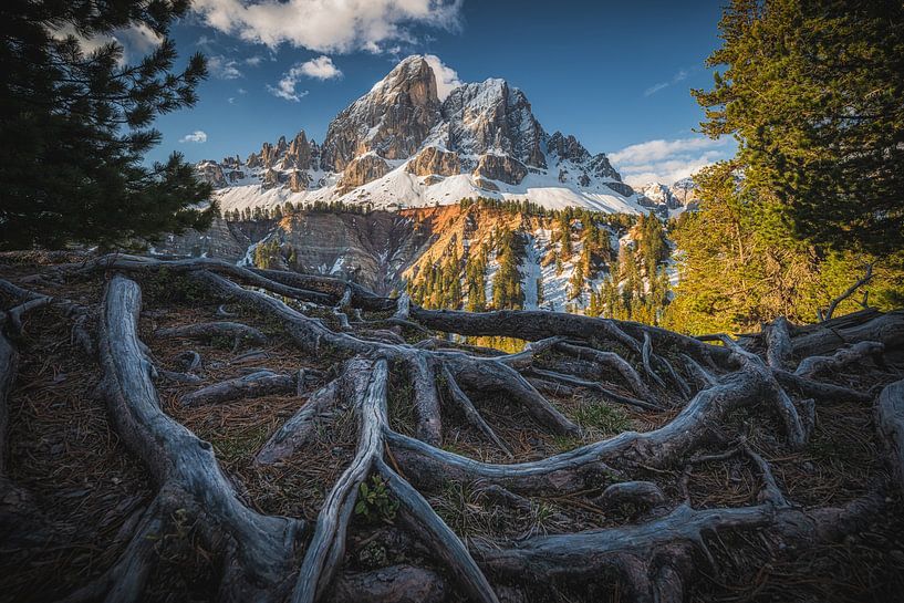 Panorama du Peitlerkofel dans les Dolomites par Jean Claude Castor