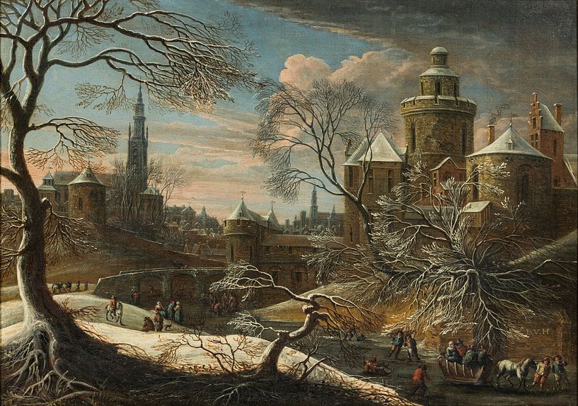 Paysage d'hiver, Daniel van Heil par Atelier Liesjes