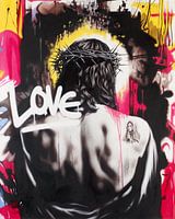 Jesus love me painting