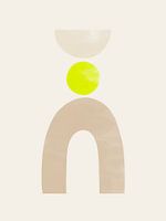 Balancierende Formen NO.3 | Neon