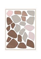 Steine am Strand gefunden ein