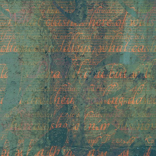 Roseschelle : Sayfohrt 01 [art abstrait numérique, orange, vert] par Nelson Guerreiro