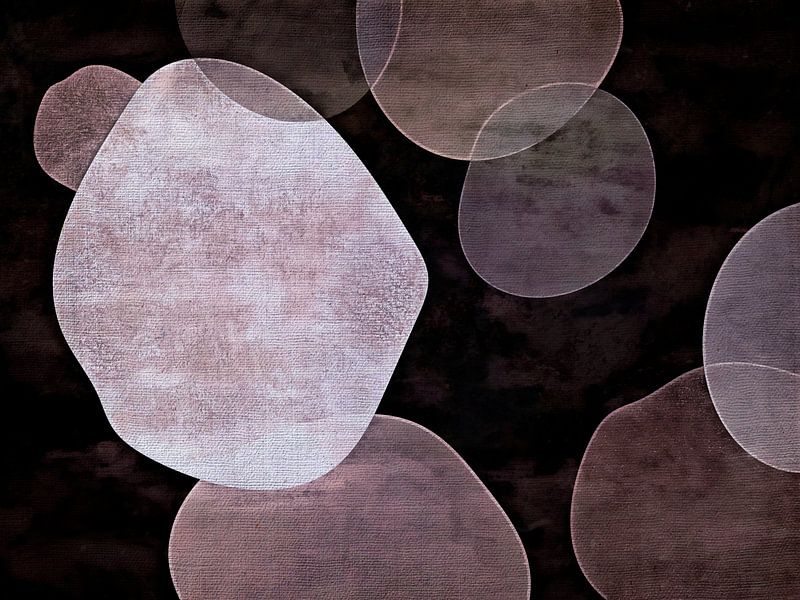 Japanische Natur Formen Organisch Abstraktion Japandi von FRESH Fine Art