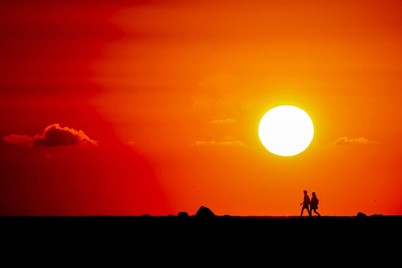 Griechischer Sonnenuntergang von Chantalla Photography