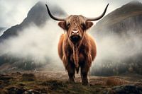 Highlander écossais en Écosse