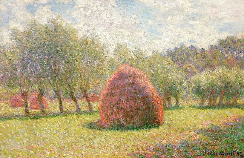 Meules à Giverny, Claude Monet von All the Masters