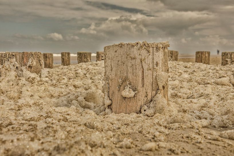 schuimkoppen op het strand von anne droogsma