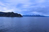 Blauw landschap Noorwegen