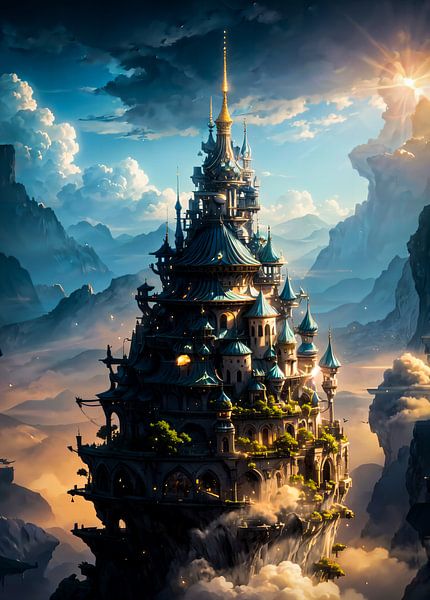 Fantasy Castle by Ruzerin