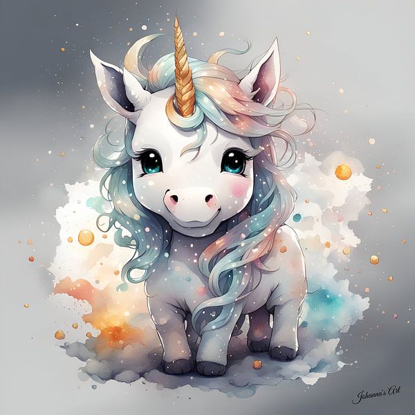 Chibi Unicorn 2 by Johannas Art Creations