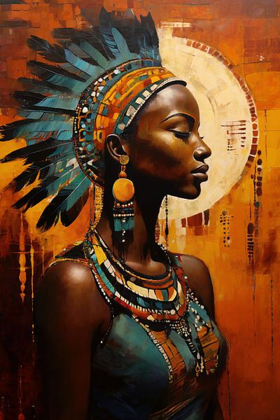 Afrikanische Prinzessin von Silvio Schoisswohl