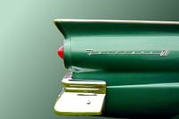 Ford Fairlane 500 tail fin in timeless green from 1957