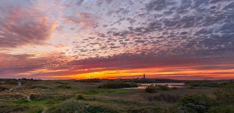 Lighthouse Eierland Texel Beautiful sunset by Texel360Fotografie Richard Heerschap