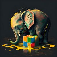 Art numérique Cubed Wisdom