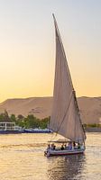 Felucca op de Nijl in Aswan (Egypte)