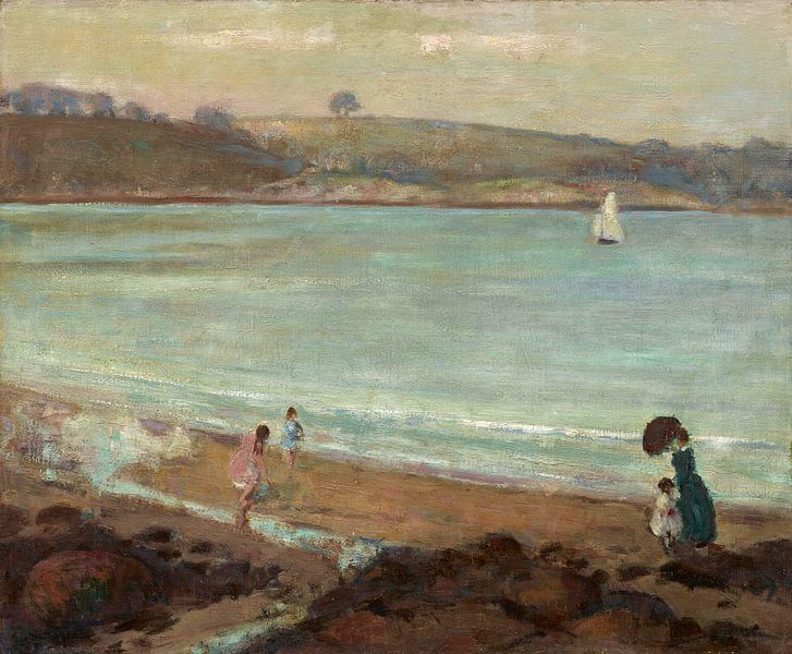 Lucien Abrams~In der Bucht von Massachusetts von finemasterpiece