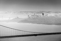 San Francisco behind the bridge