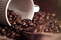 Nature morte en grains de café