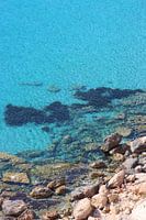 Sea, rock, water, blue, green