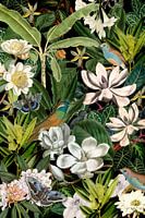 The hiding place in the garden