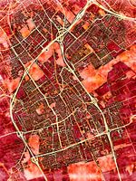 Carte de Delft avec le style 'Amber Autumn'