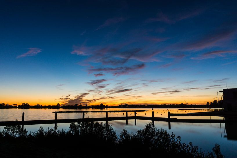 Zoetermeerse Plas après le coucher du soleil | Noord Aa Reddingsbrigade par RB-Photographie