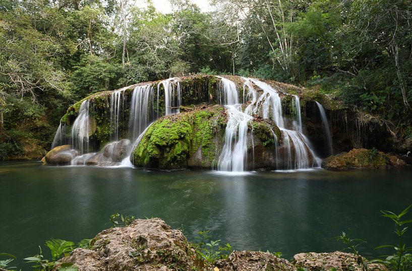 Waterfall near Bonito, Brazil by Rini Kools