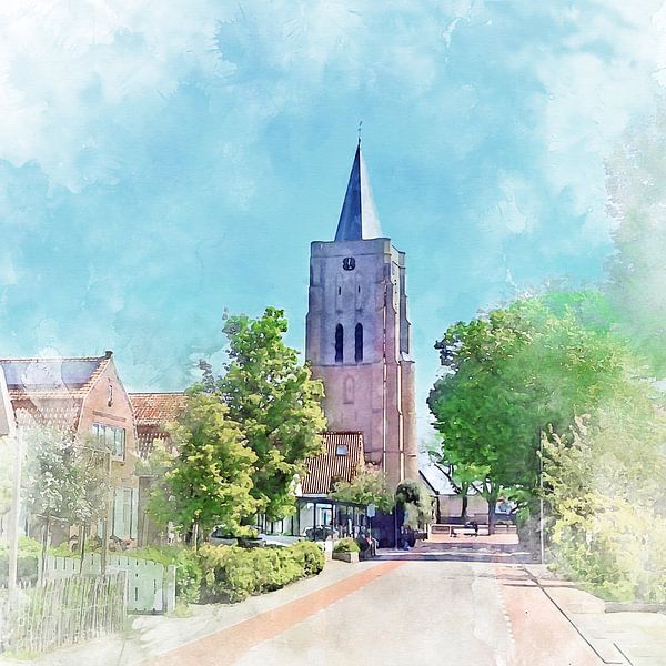 Eingang Oostkapelle, Zeeland von Danny de Klerk