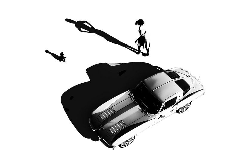 Classic –  Retro  American girl by Jan Keteleer