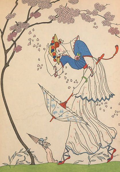 George Barbier - Le Coup de Vent (1914) par Peter Balan