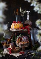 Gâteaux Tulbant dans le style brocante.