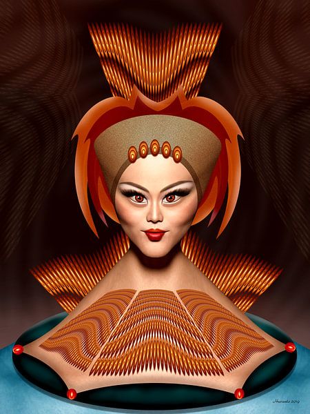 Büste von Ton van Hummel (Alias HUVANTO)