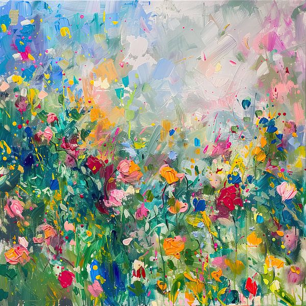Sommerblumen von Wunderbare Kunst