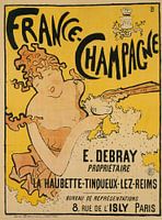Poster with advertisement for France-Champagne - Pierre Bonnard, 1889-1897