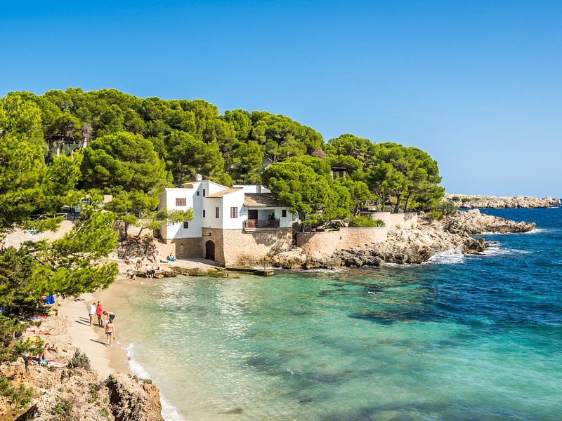 Cala Gat Badebucht auf Mallorca in Cala Rajada von Animaflora PicsStock