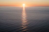 Warm colors during midsummer night sun