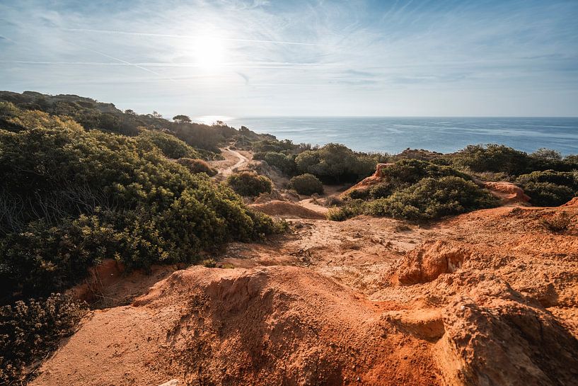 Sentier côtier d'Albufeira Sentier naturel ensoleillé par Femke Ketelaar