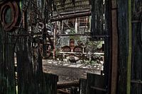 Urbex kleurrijke fabriek industrie