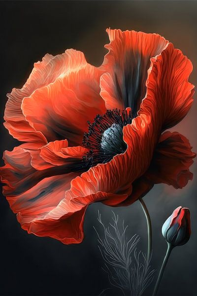 Mohnblume von Bert Nijholt