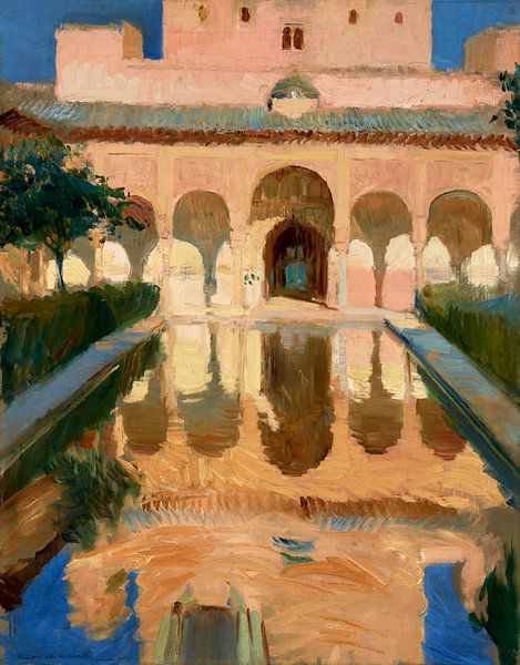Salle des Ambassadeurs, Alhambra, Grenade, Joaquín Sorolla y Bastida par Des maîtres magistraux