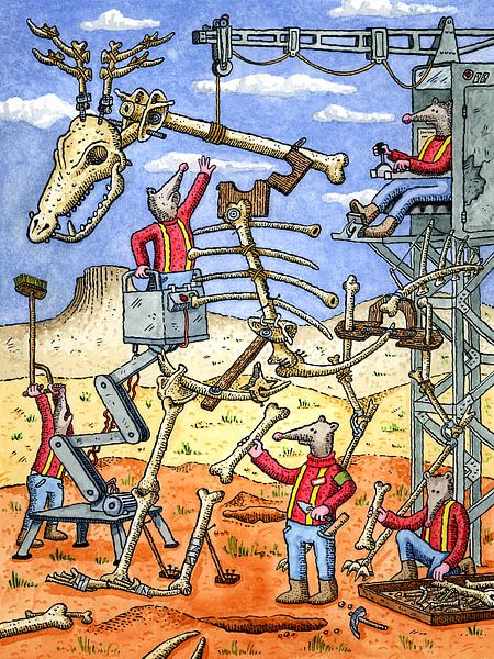 Der verworrene Archäologe von Studio Zandman