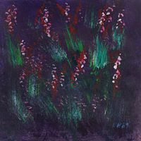 EH PAINTING ART 1989 #0472 Champ de jacinthes