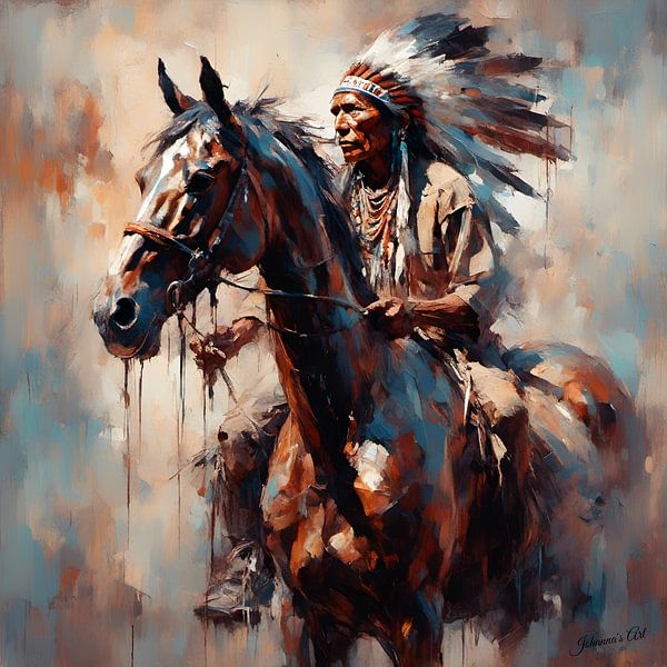 Native American Heritage 19 by Johannas Art Creations