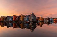 Reitdiephaven at sunset