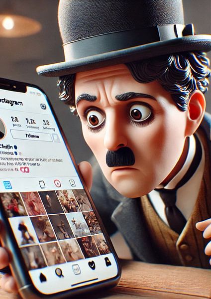 Charlie entdeckt Instagram! von Jaap Ros