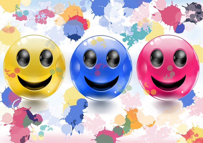 Des rires bruyants et colorés par Ümit Elveren