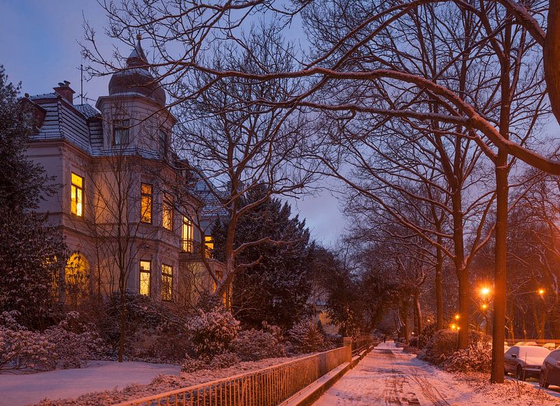 Villas, Winter, Bremen by Torsten Krüger