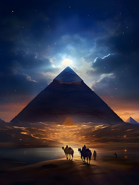 Die Pyramide von Gizeh von Art Kingdom