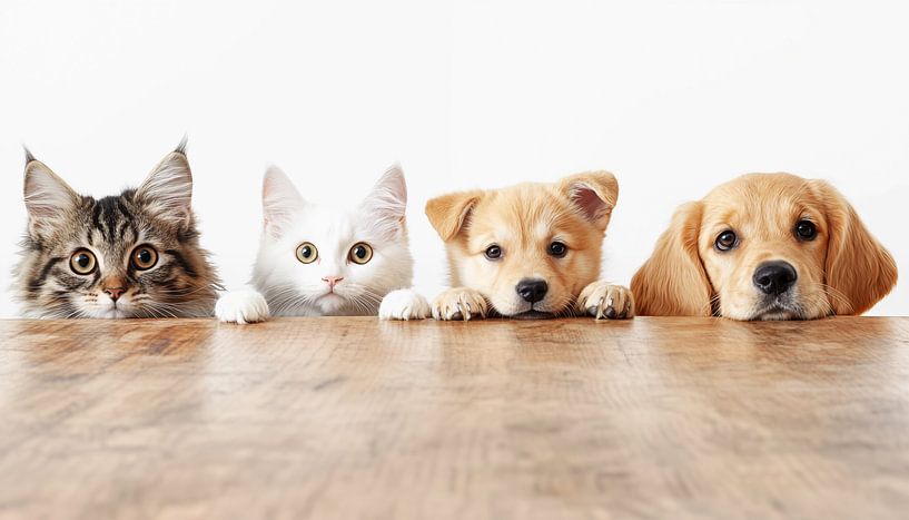 Spähende Hunde und Katzen von TheXclusive Art